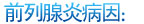前列腺炎的病因